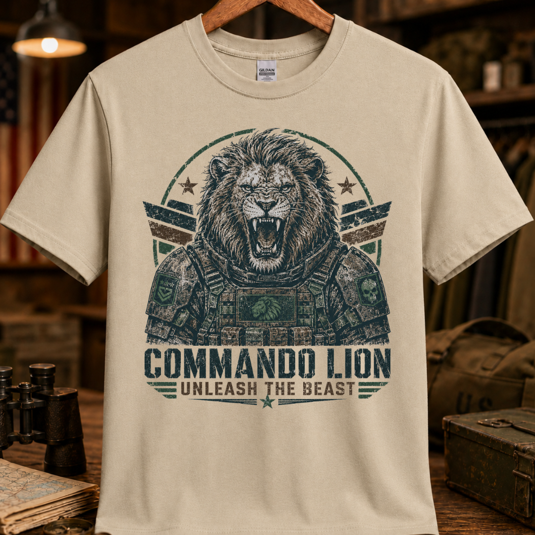 COMMANDO LION TEE