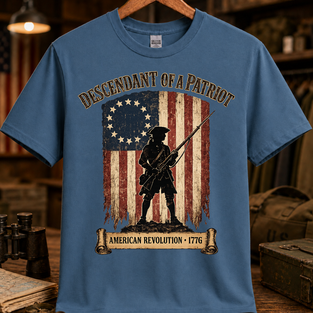 DESCENDANT OF PATRIOT TEE
