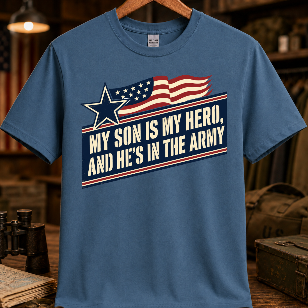 MY SON IS MY HERO TEE