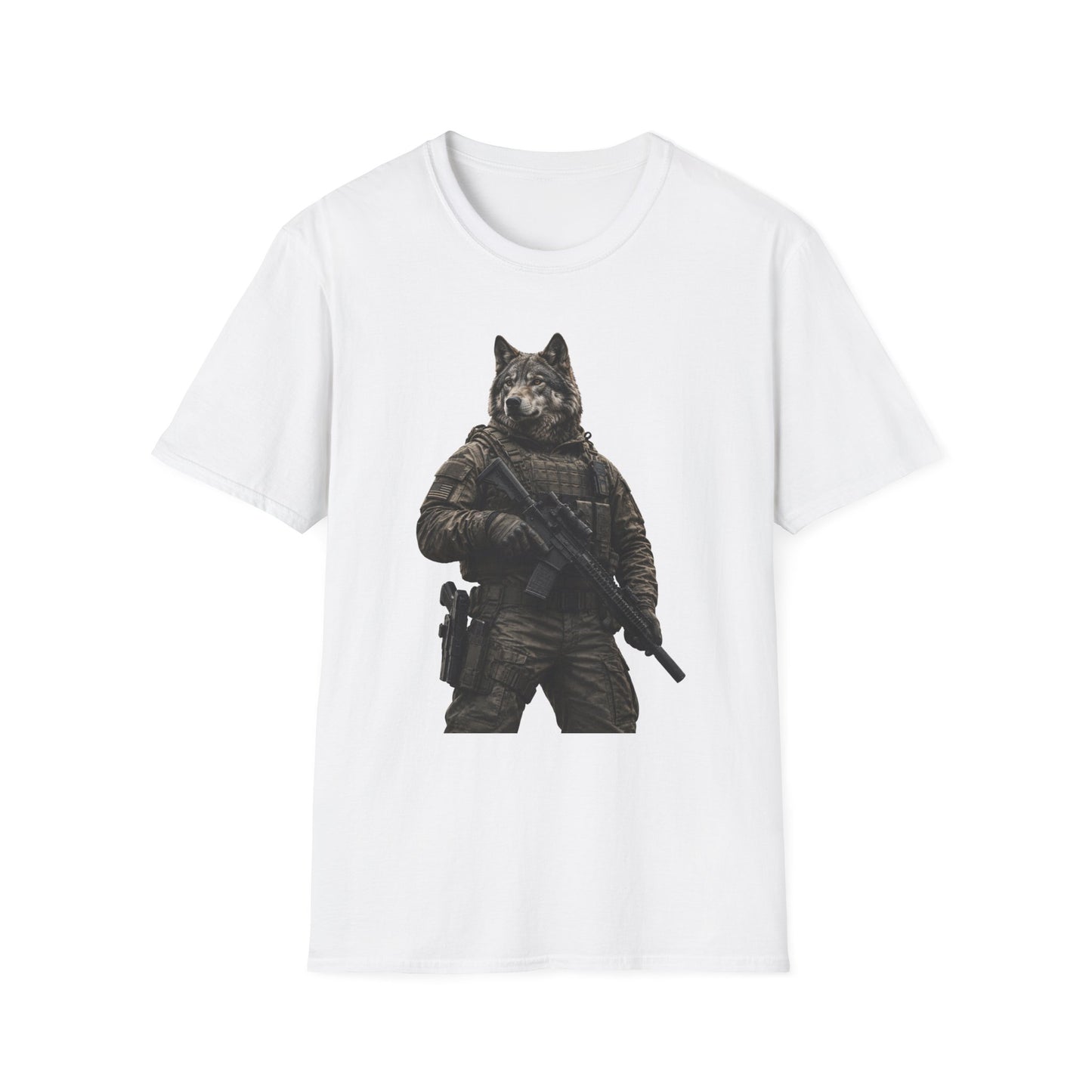 Wolf Soldier T-Shirt — Tactical Canine Graphic Tee
