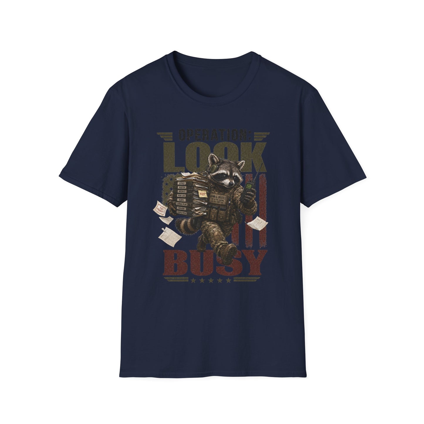 LOOK BUSY TEE
