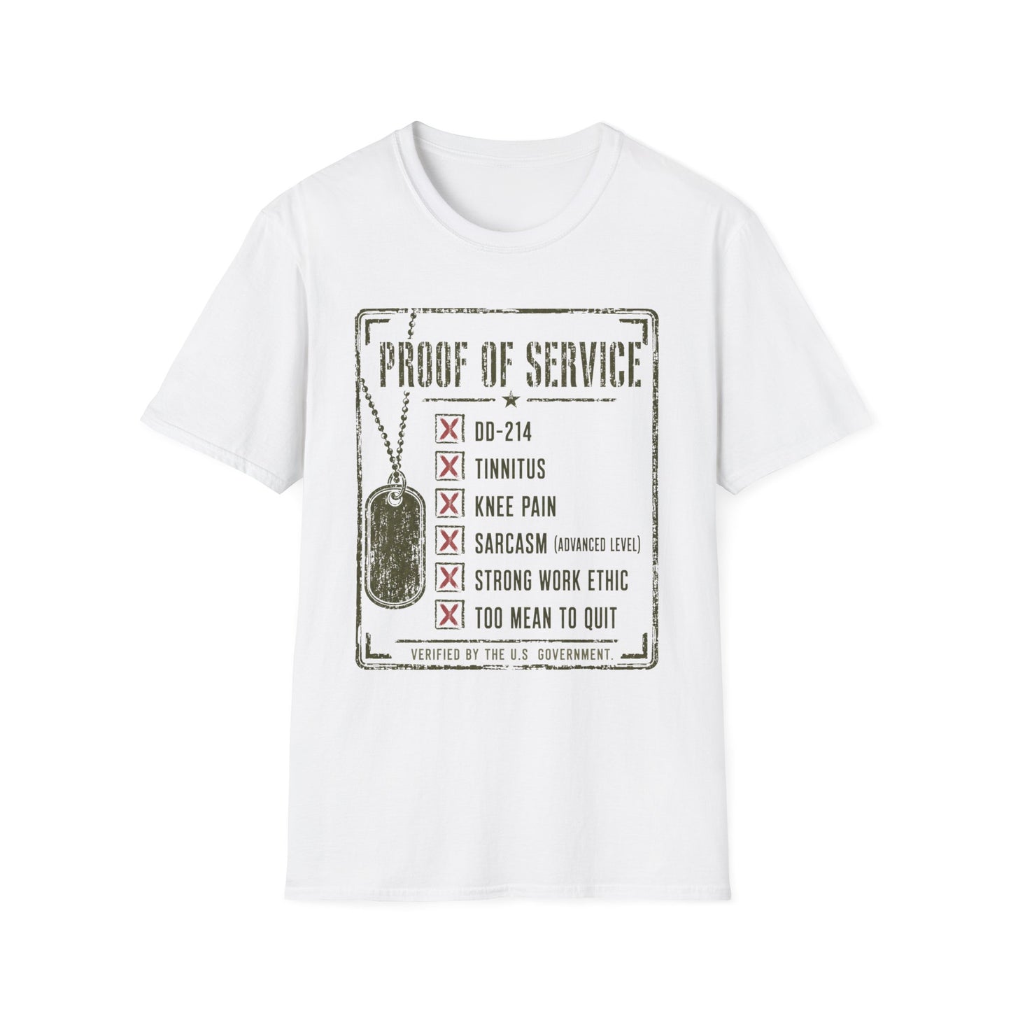PROOF OF SERVICE TEE