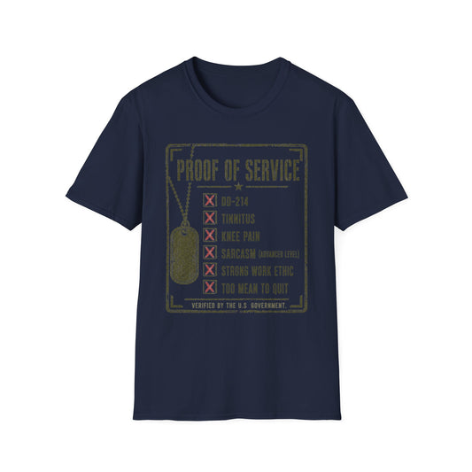 PROOF OF SERVICE TEE