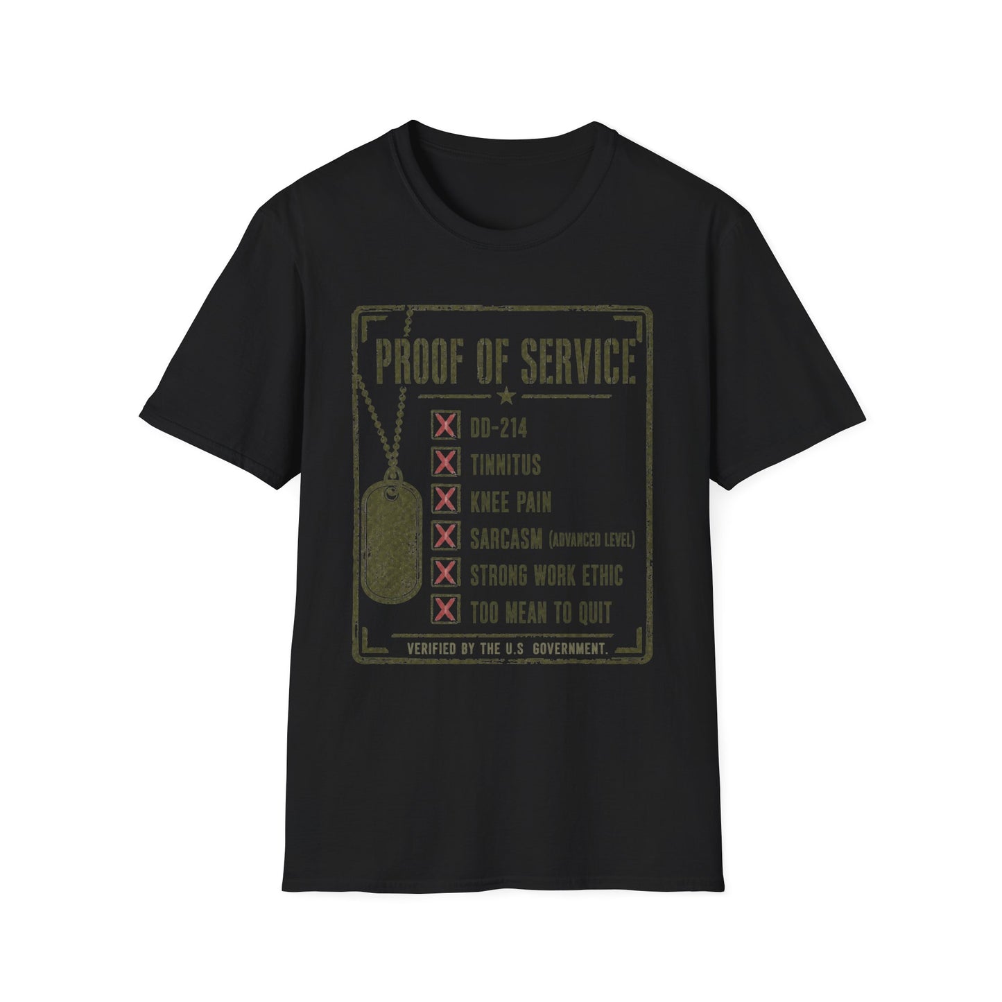 PROOF OF SERVICE TEE