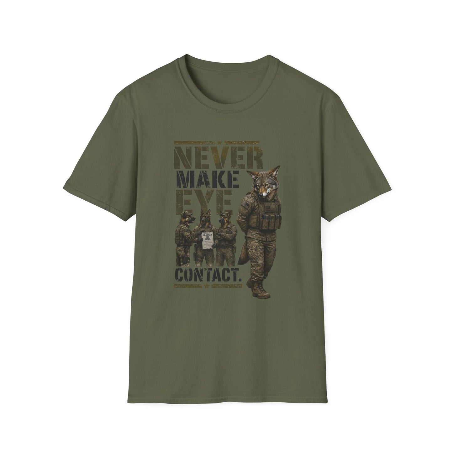 NEVER MAKE EYE CONTACT TEE