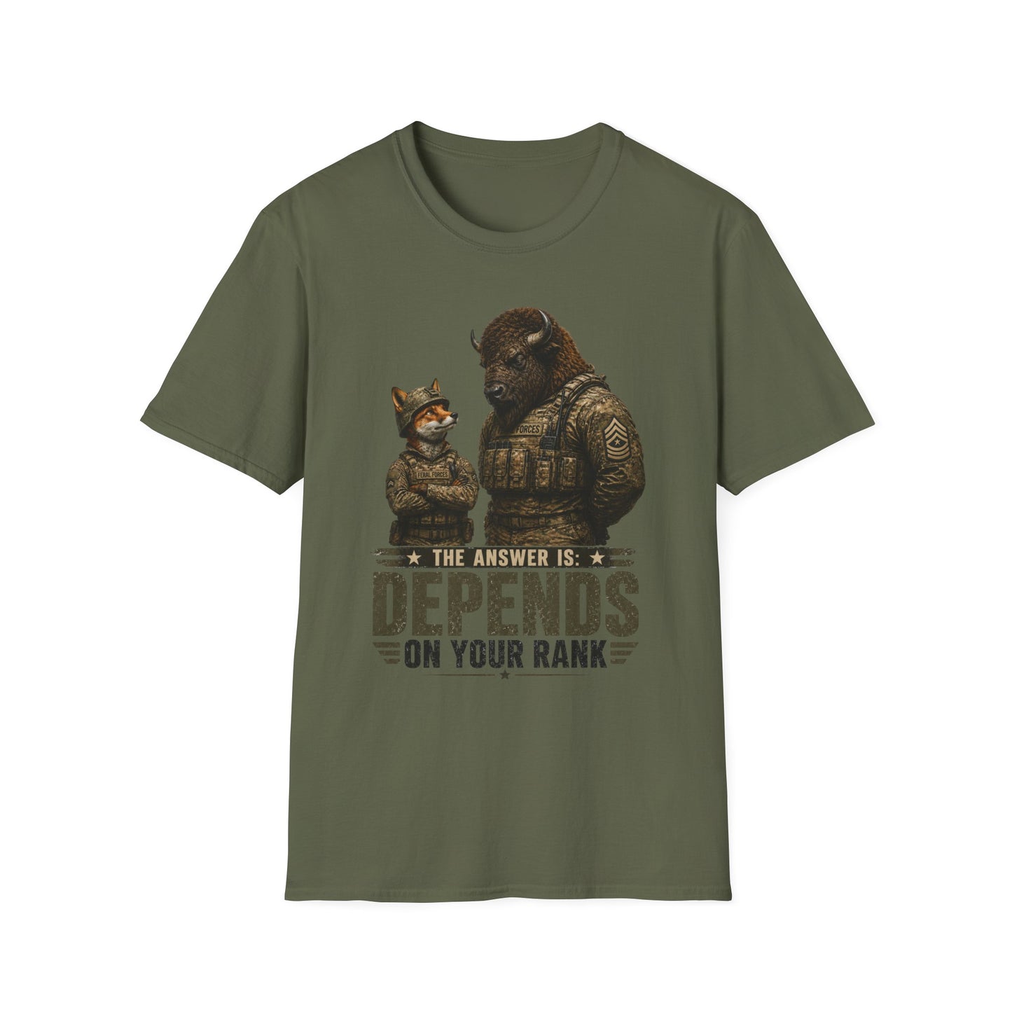 DEPENDS ON YOUR RANK TEE