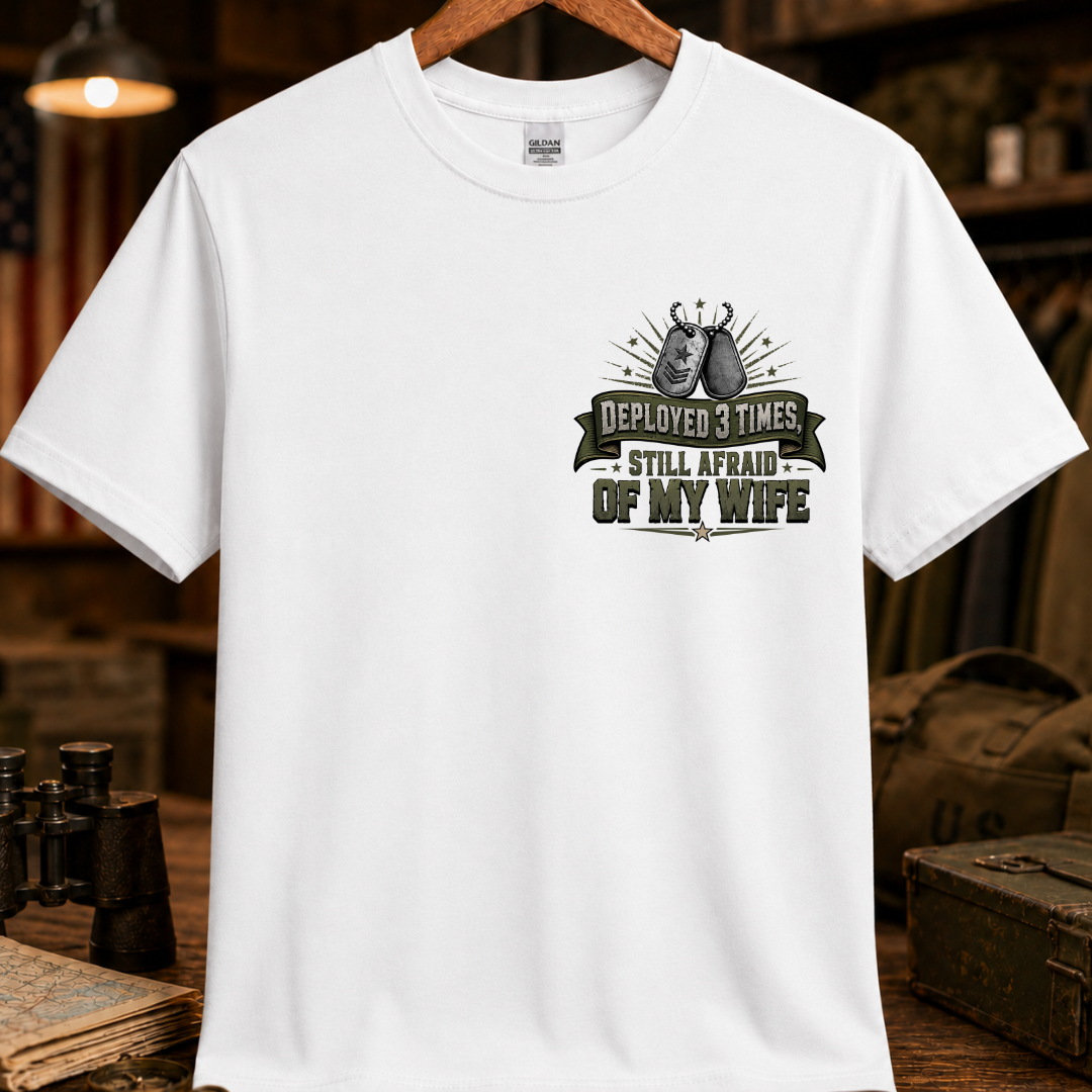 DEPLOYED 3 TIMES TEE