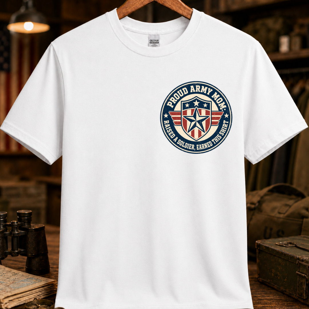 PROUD ARMY MOM TEE