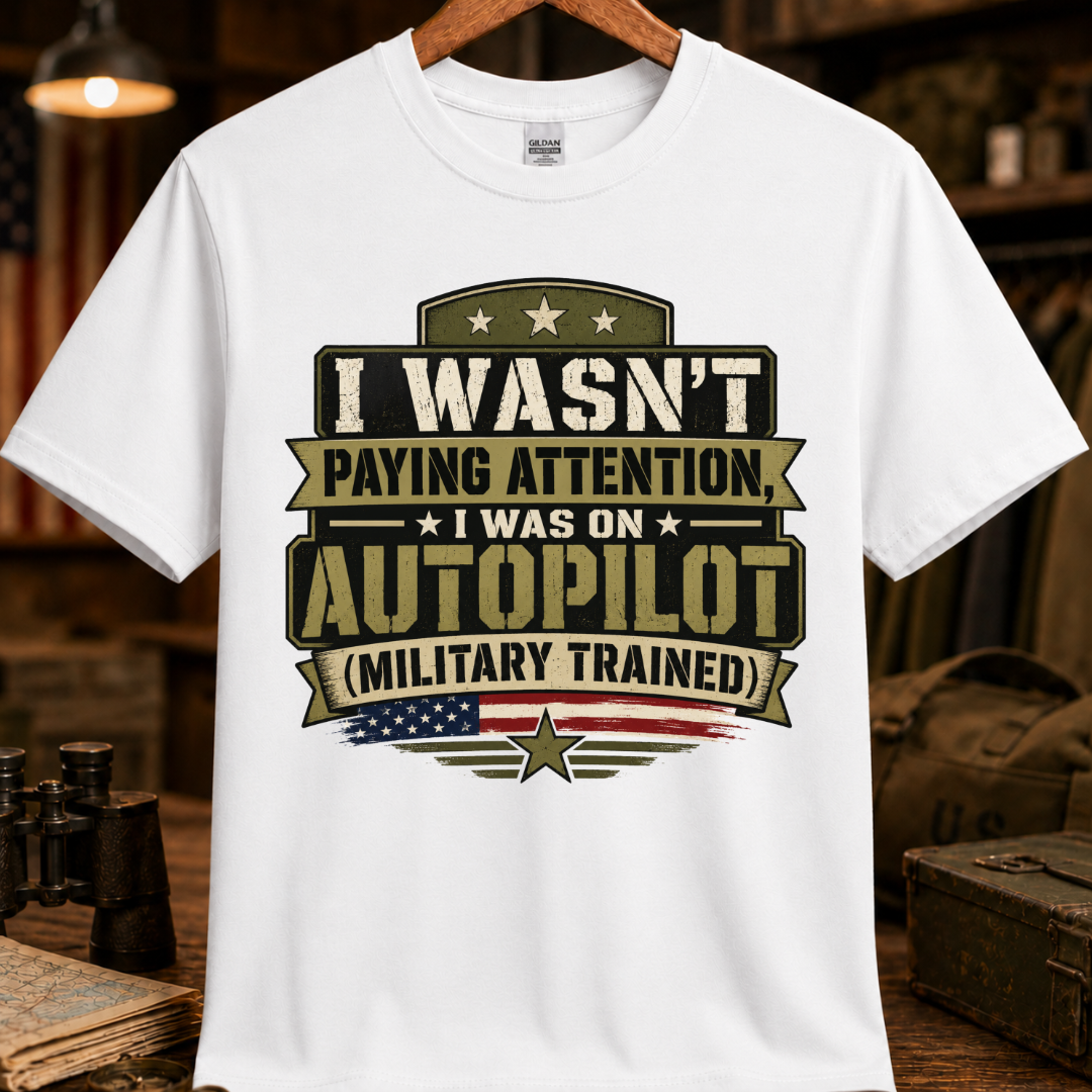 I WAS ON AUTOPILOT TEE