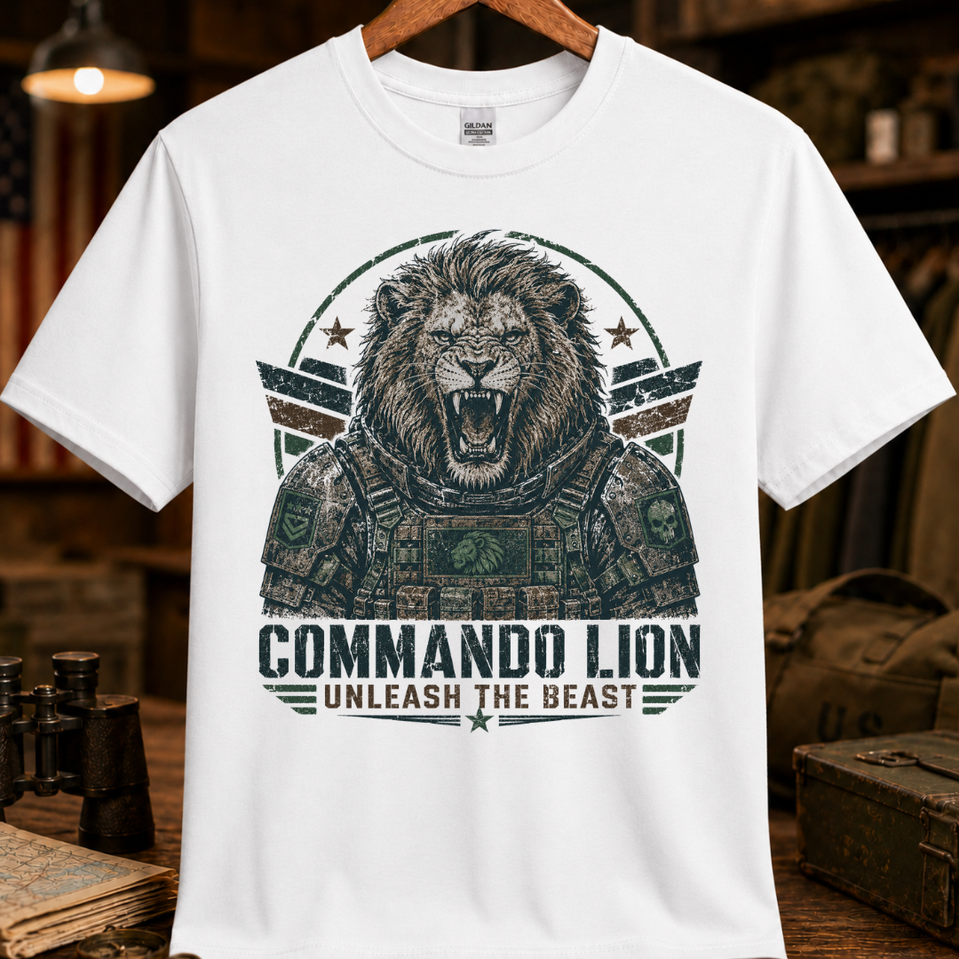 COMMANDO LION TEE
