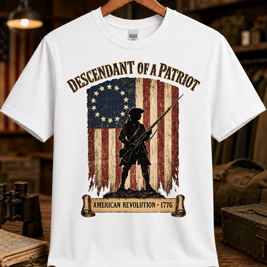 DESCENDANT OF PATRIOT TEE