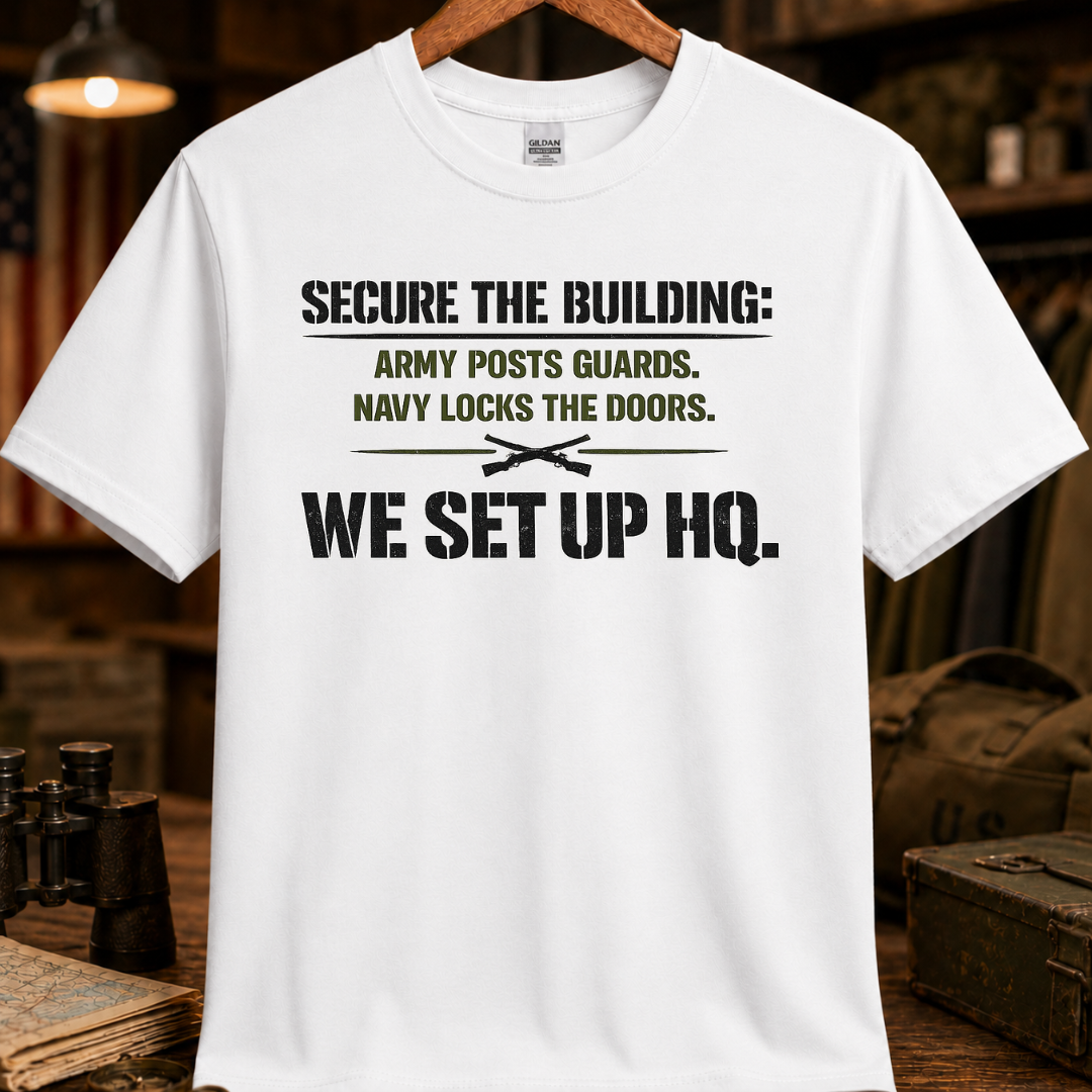 WE SET UP HQ TEE