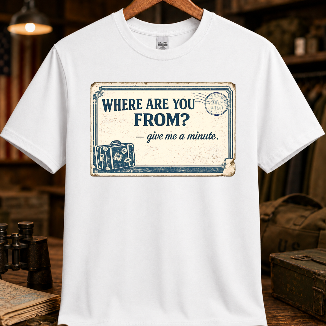 WHERE ARE YOU FROM TEE