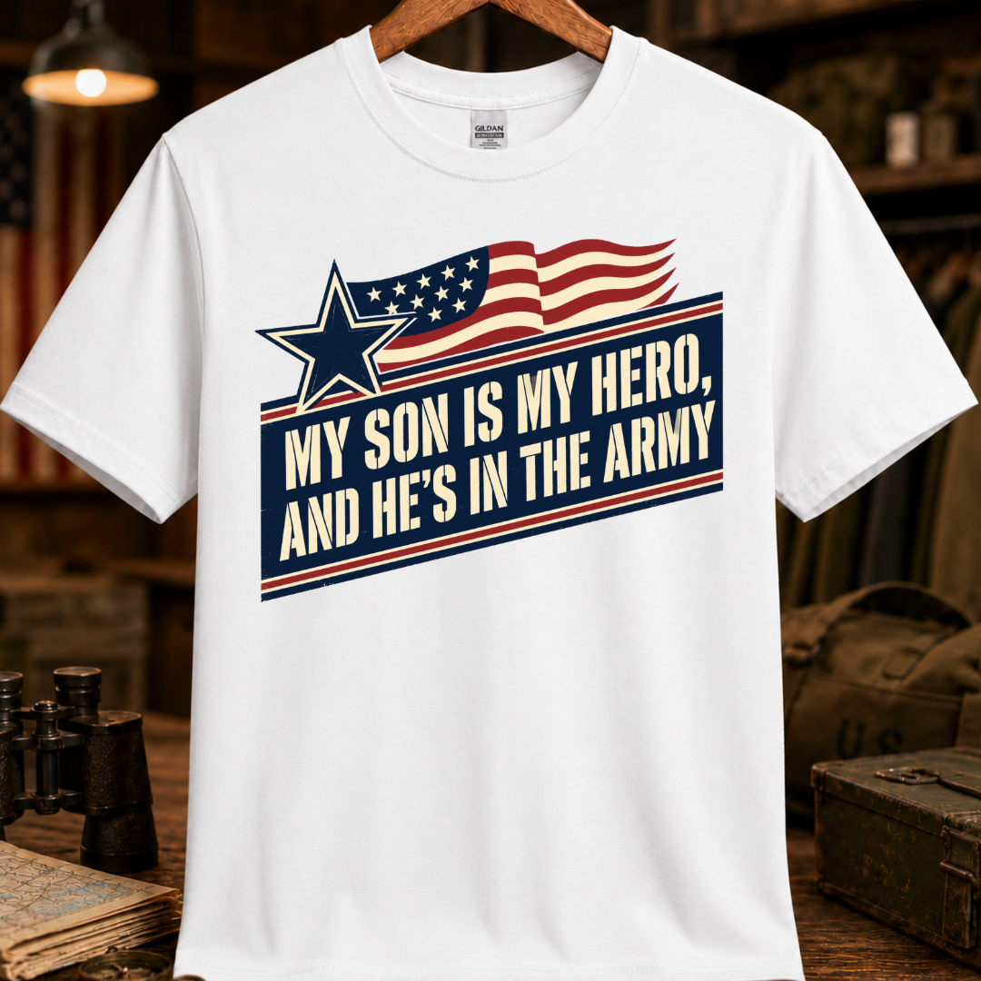 MY SON IS MY HERO TEE