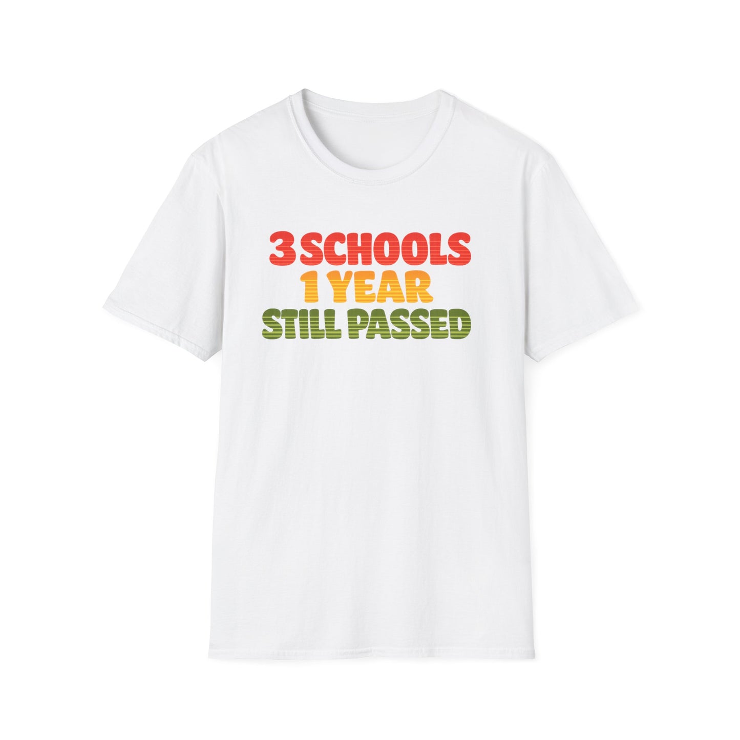3 SCHOOLS 1 YEAR TEE