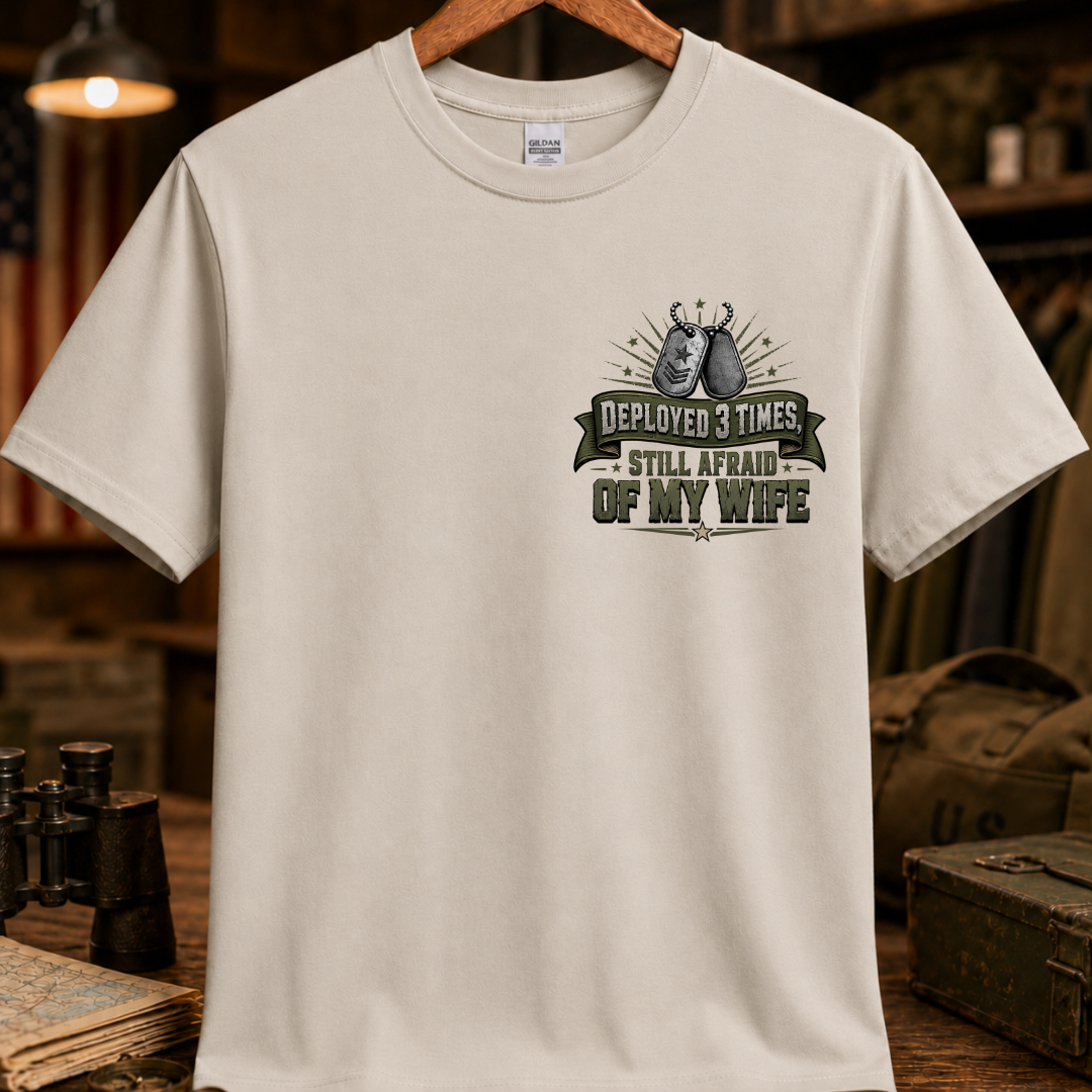 DEPLOYED 3 TIMES TEE
