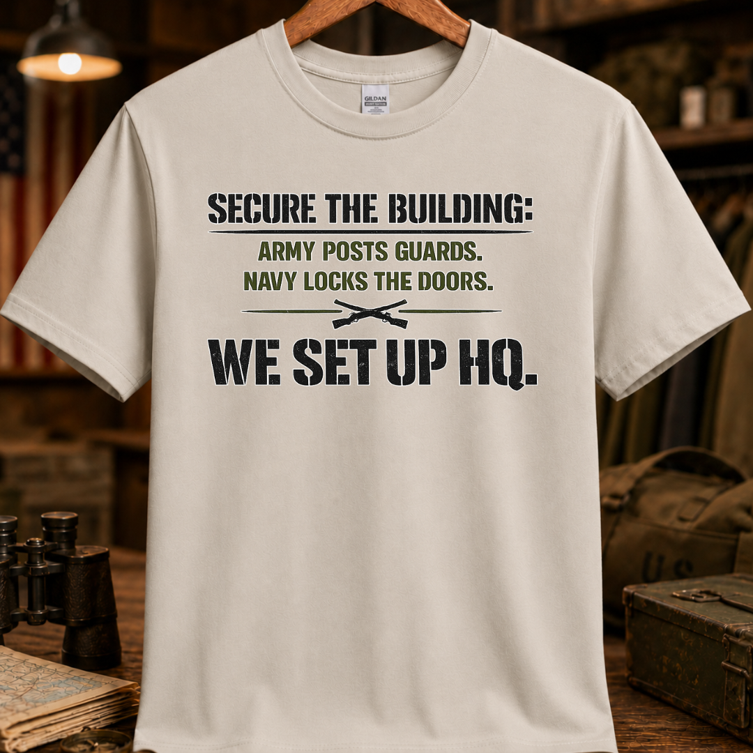 WE SET UP HQ TEE