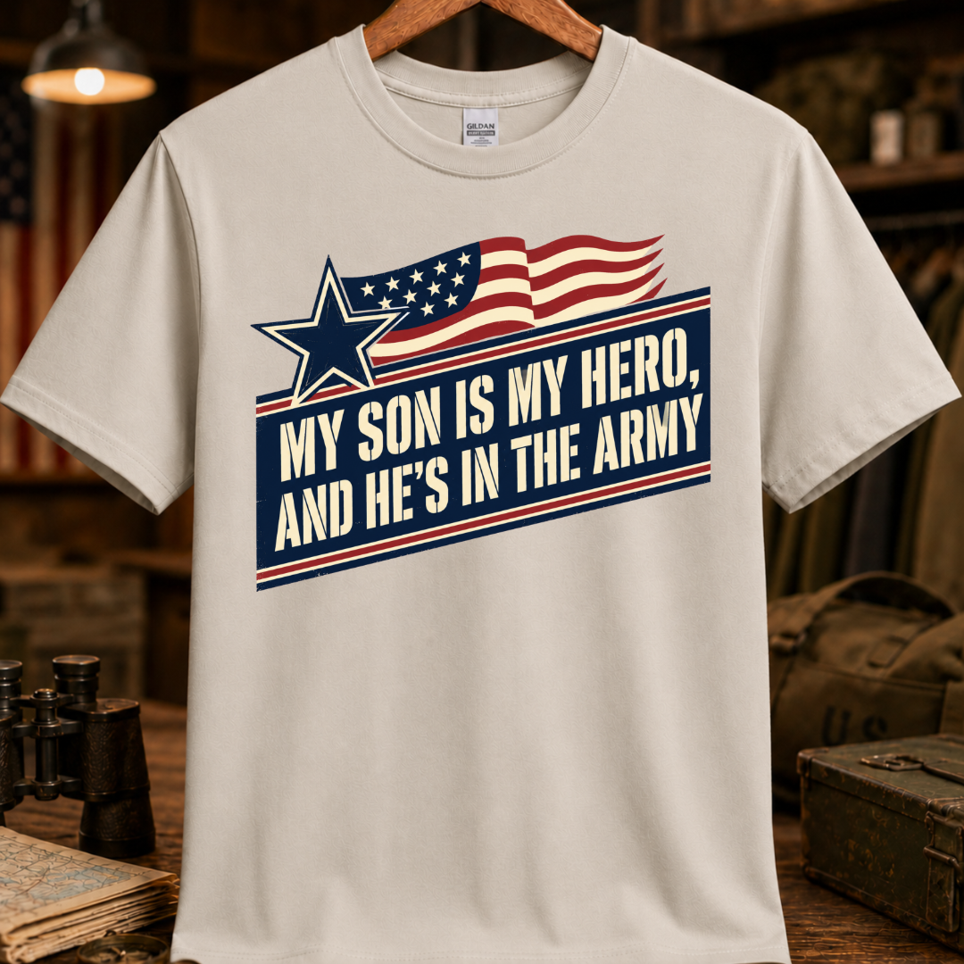 MY SON IS MY HERO TEE