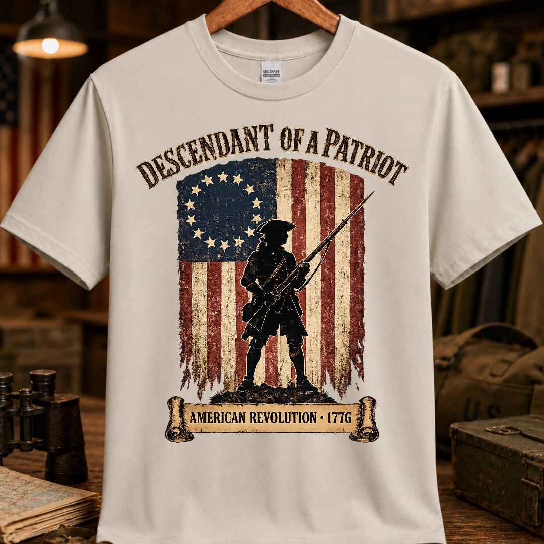 DESCENDANT OF PATRIOT TEE