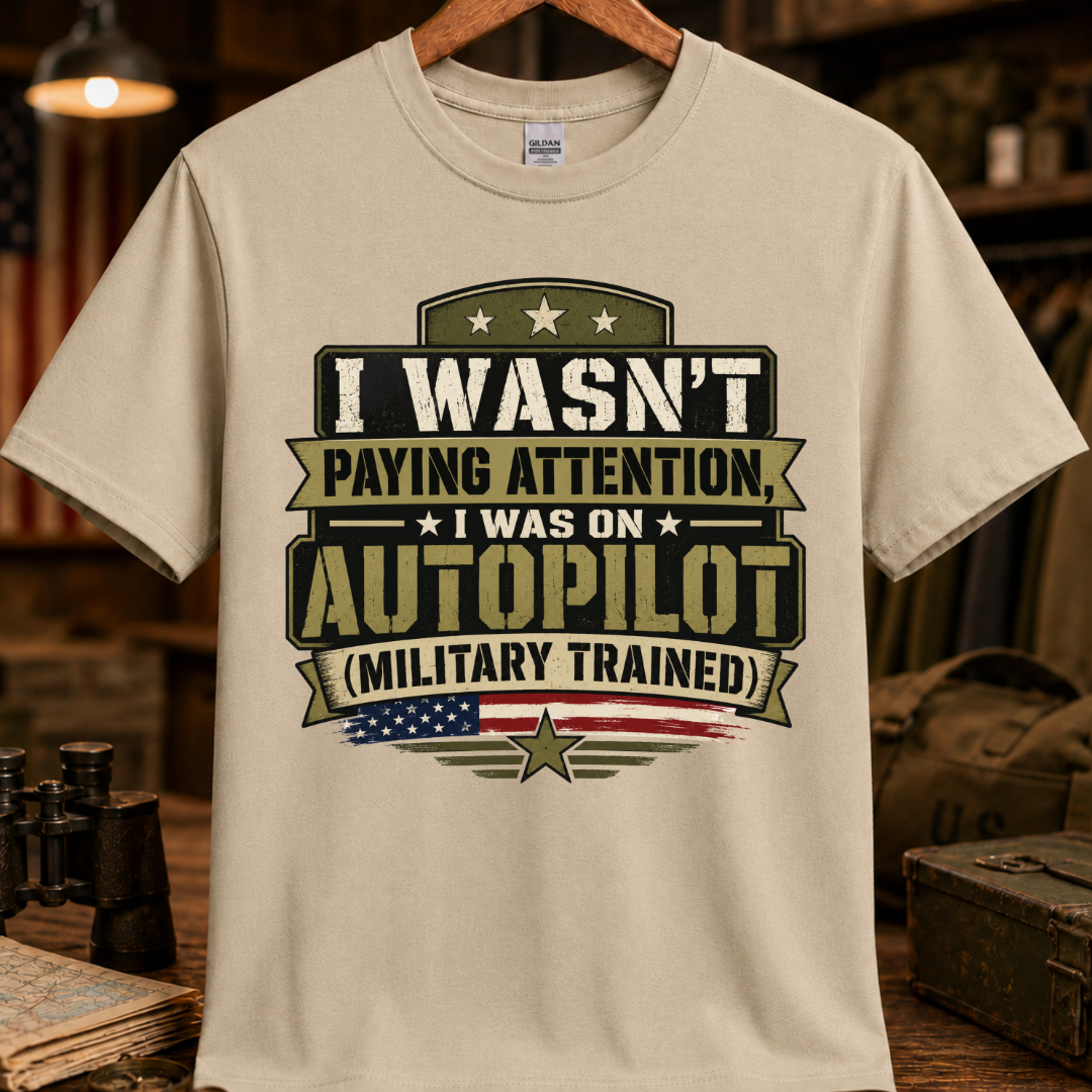 I WAS ON AUTOPILOT TEE