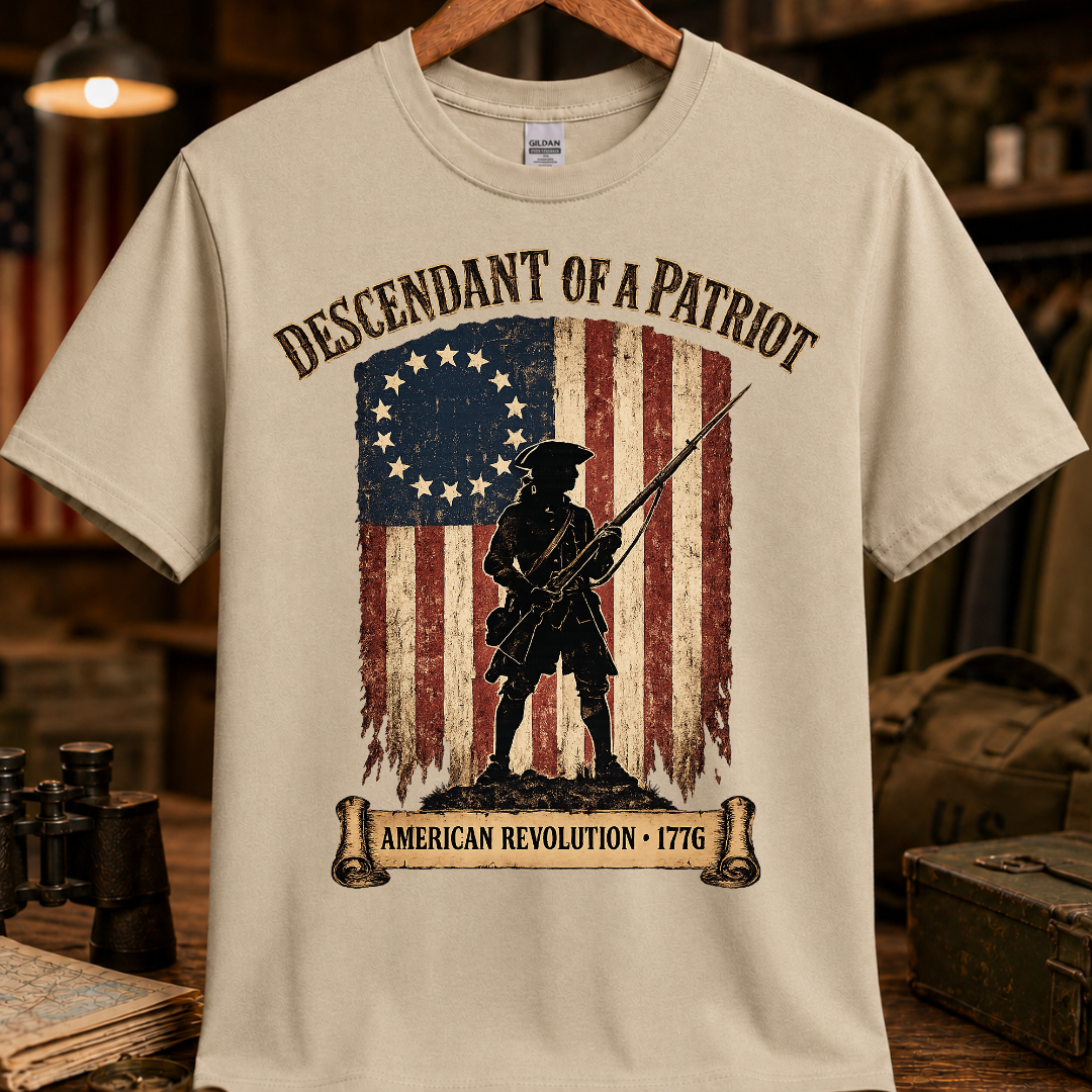 DESCENDANT OF PATRIOT TEE