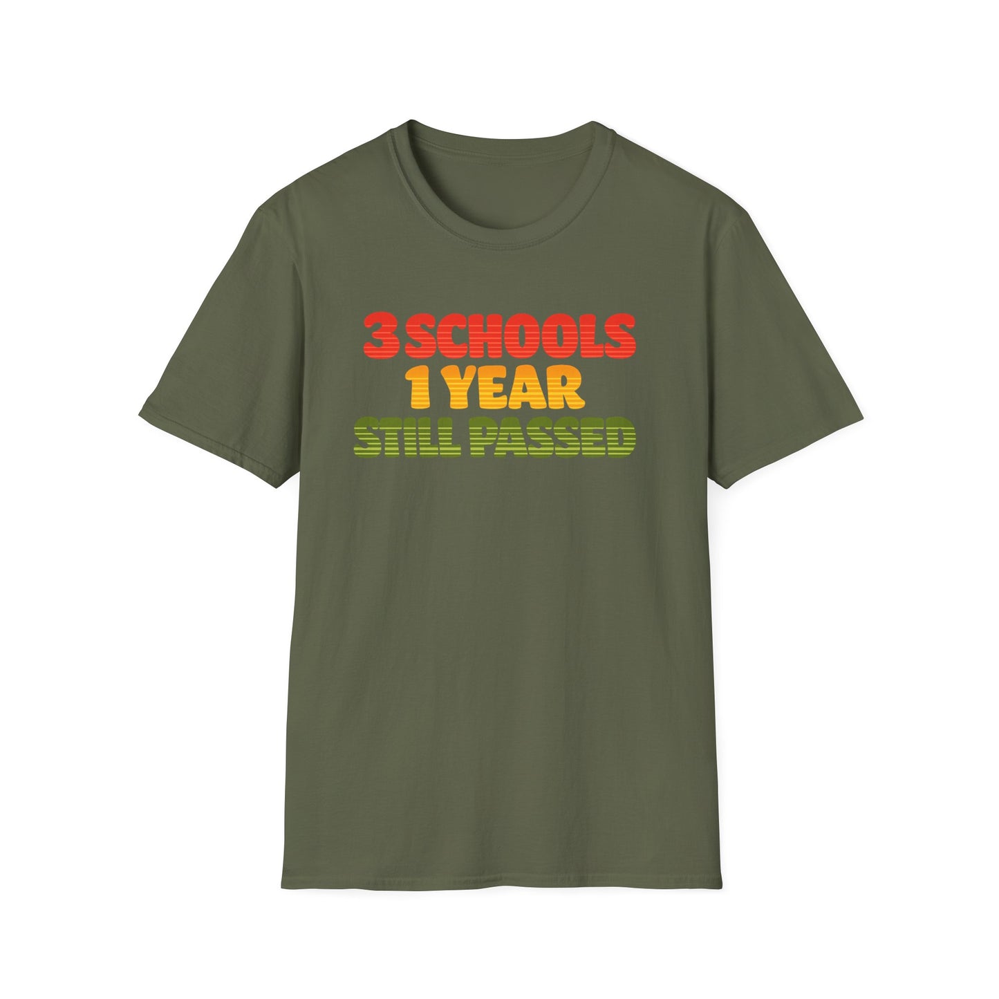 3 SCHOOLS 1 YEAR TEE