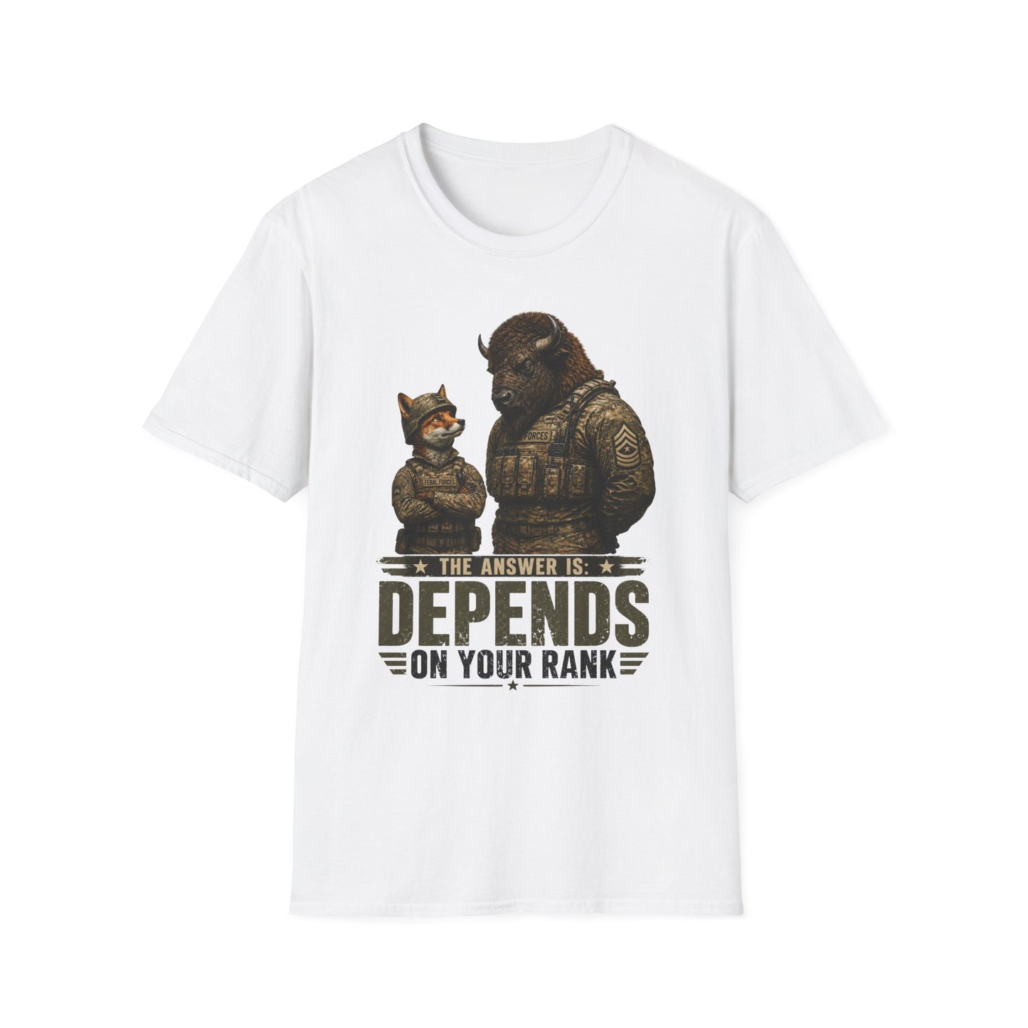 DEPENDS ON YOUR RANK TEE