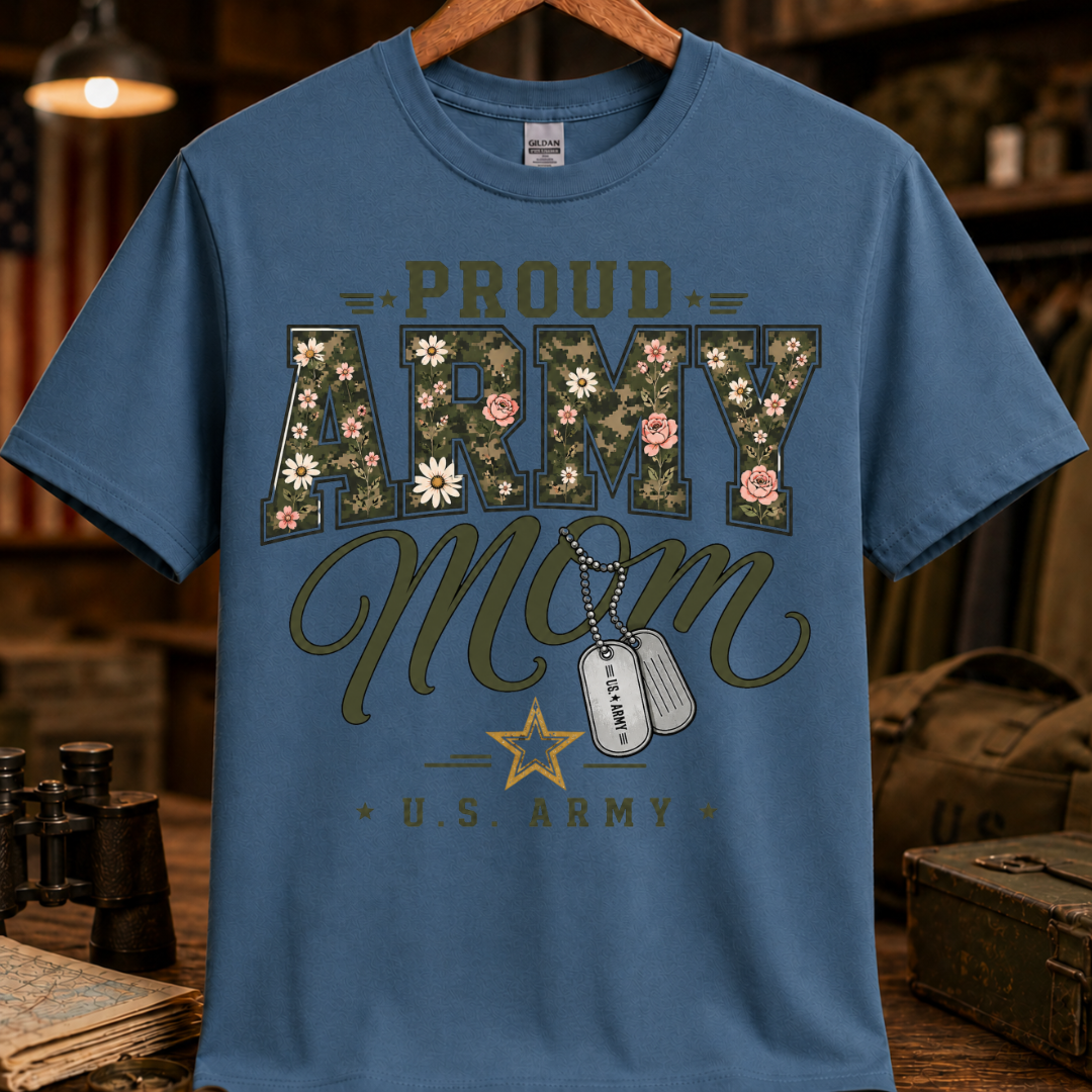 PROUD ARMY MOM TEE