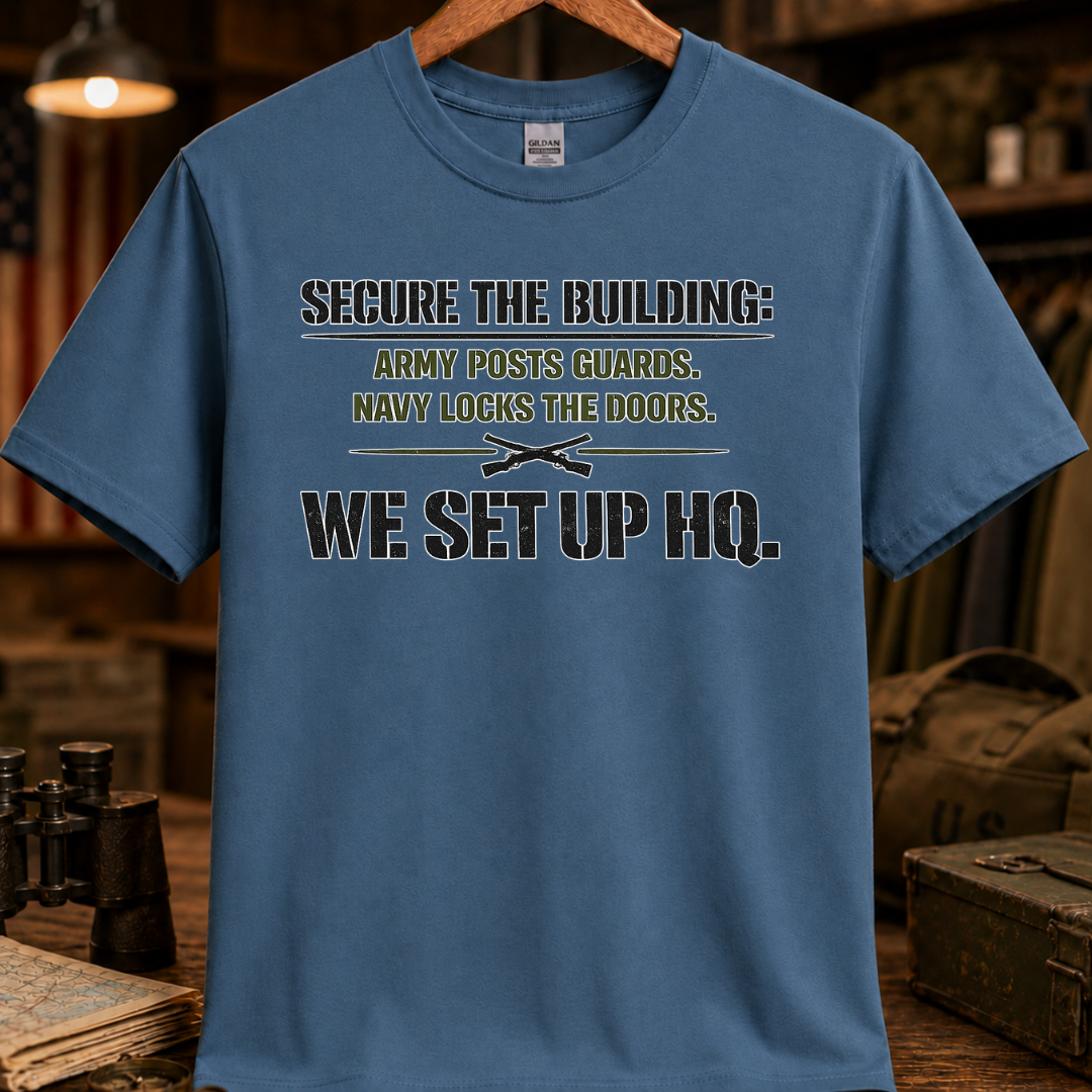 WE SET UP HQ TEE
