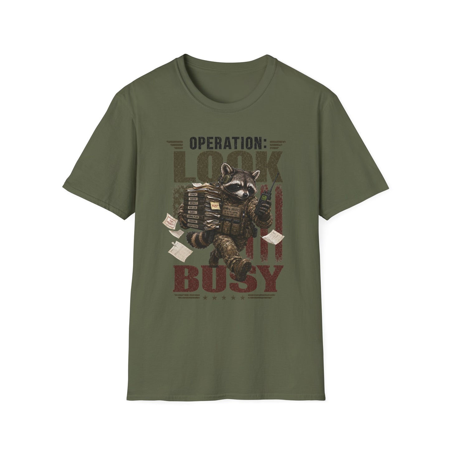 LOOK BUSY TEE