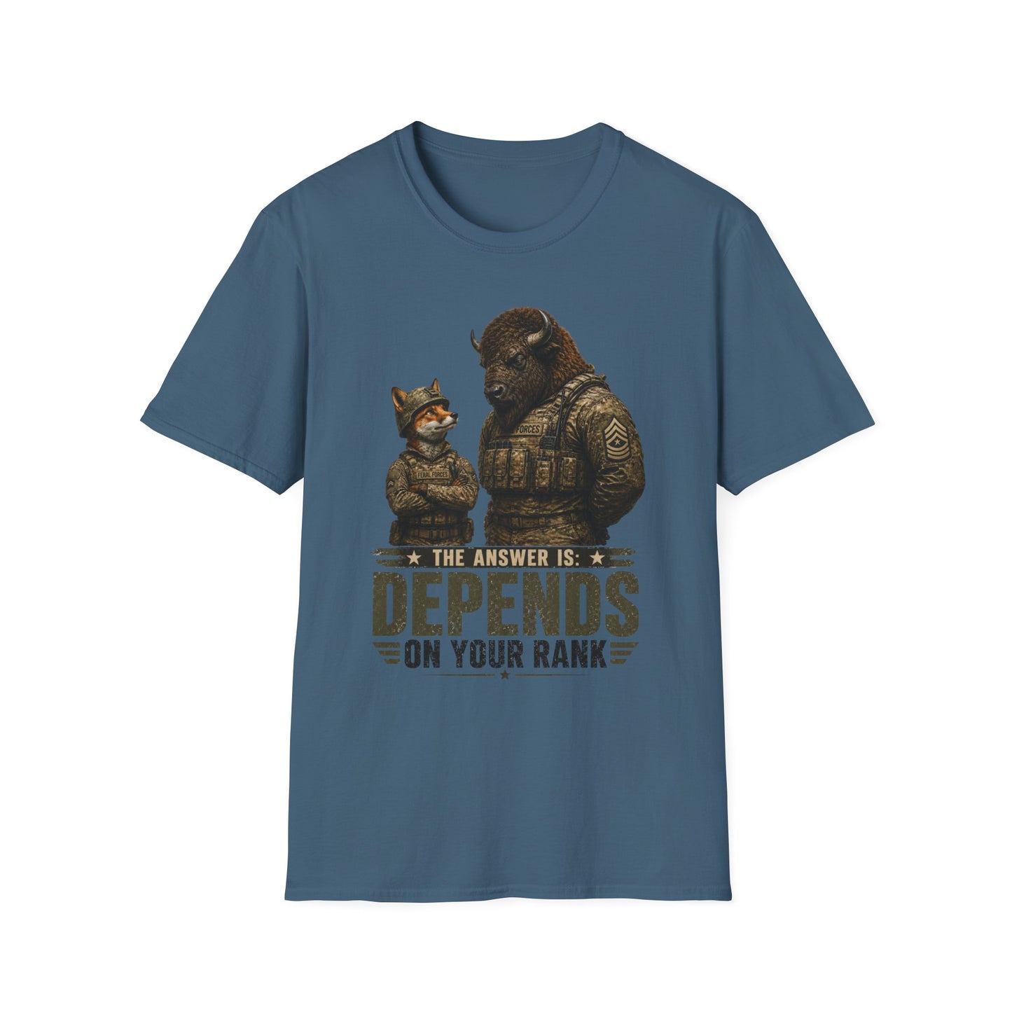 DEPENDS ON YOUR RANK TEE