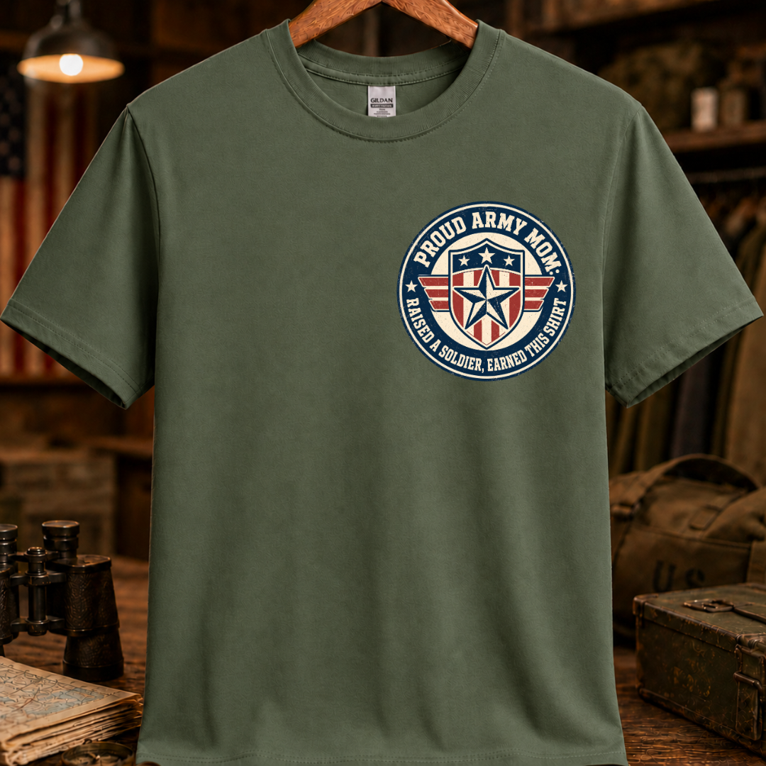 PROUD ARMY MOM TEE