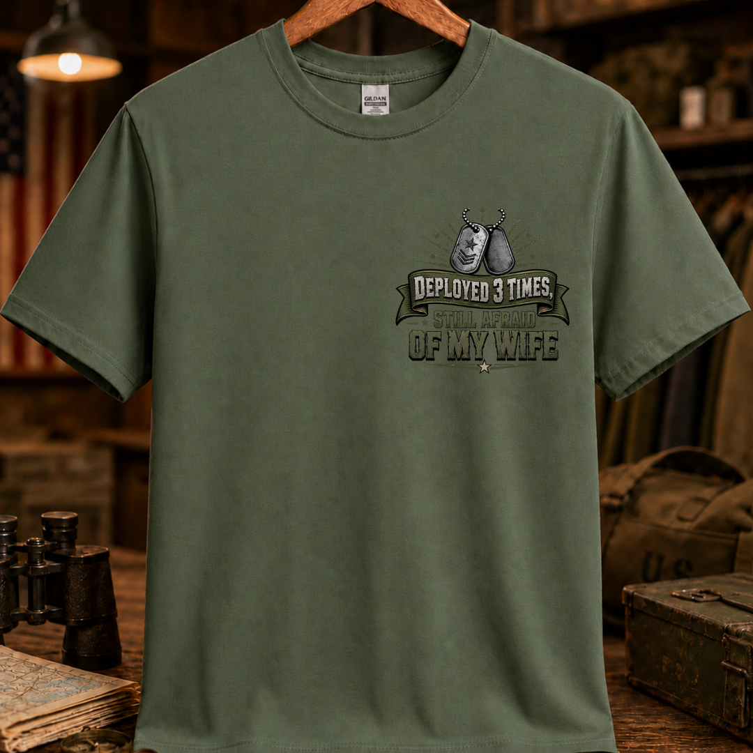 DEPLOYED 3 TIMES TEE