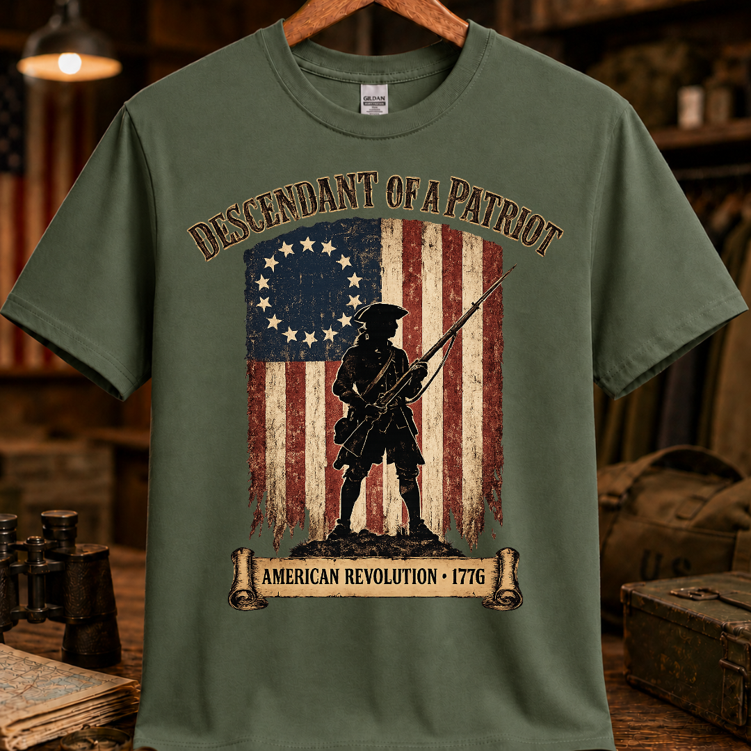 DESCENDANT OF PATRIOT TEE