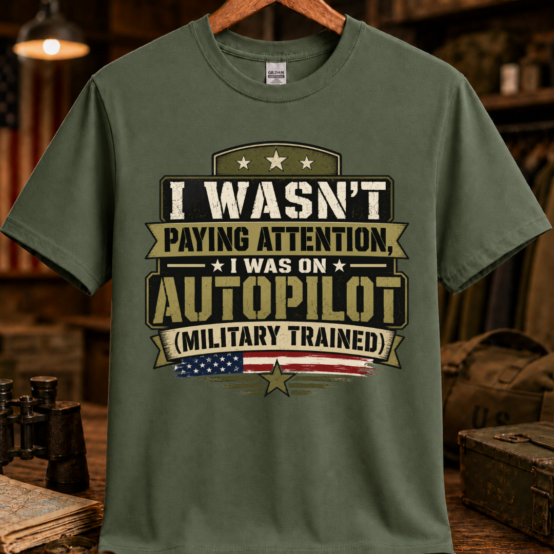 I WAS ON AUTOPILOT TEE