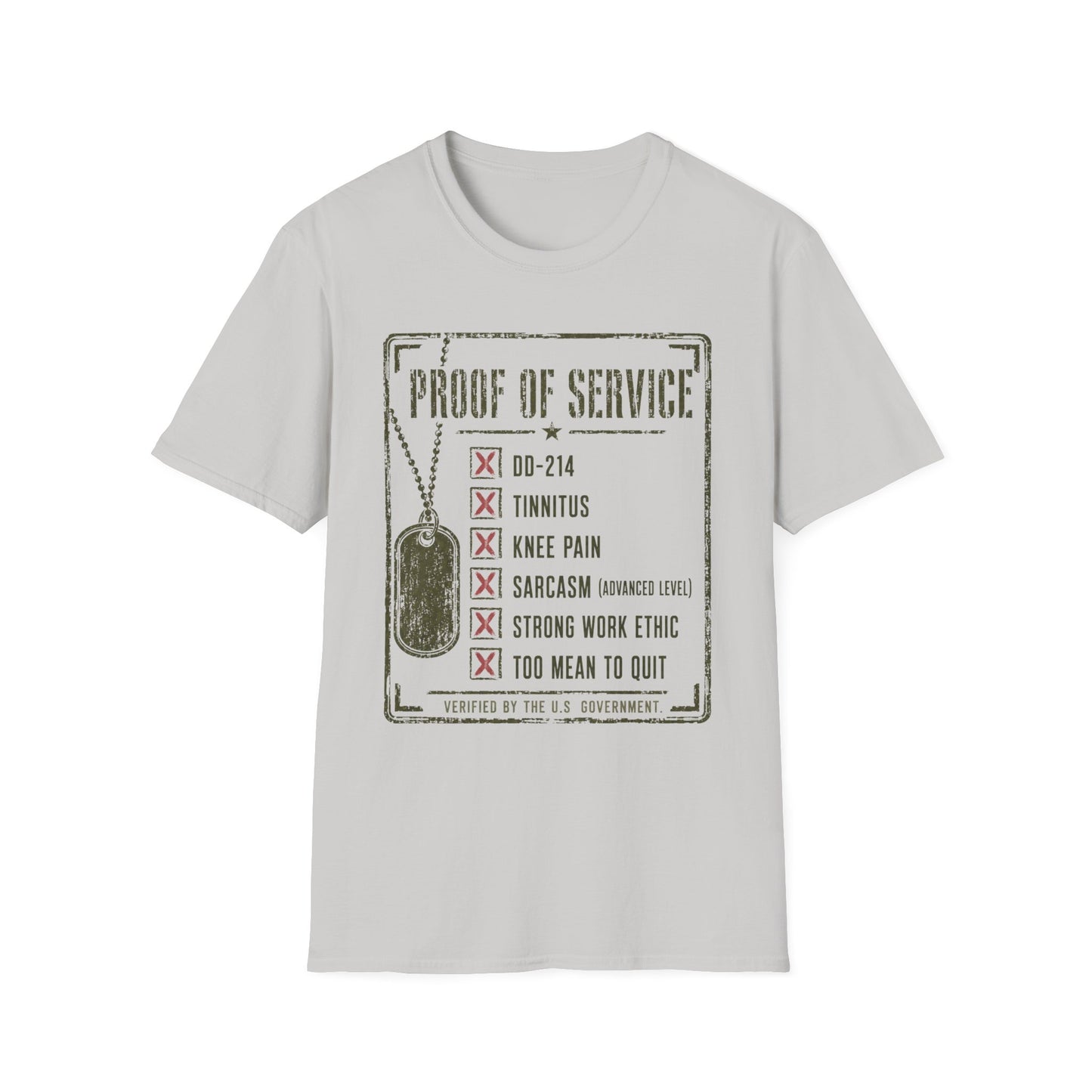 PROOF OF SERVICE TEE