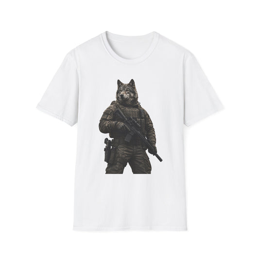 Wolf Soldier T-Shirt — Tactical Canine Graphic Tee
