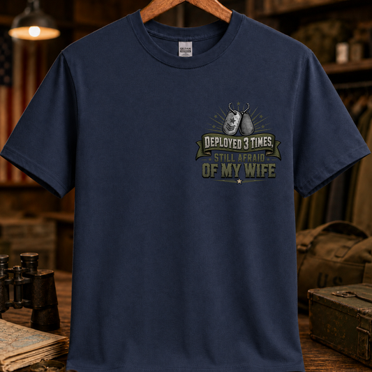 DEPLOYED 3 TIMES TEE