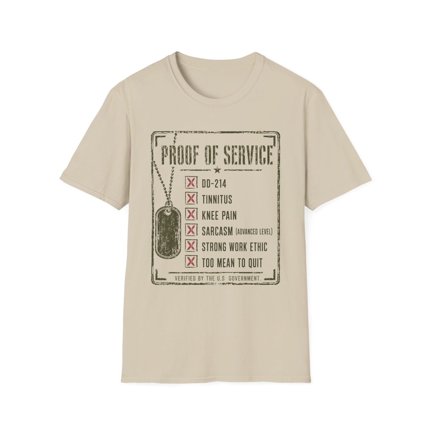 PROOF OF SERVICE TEE