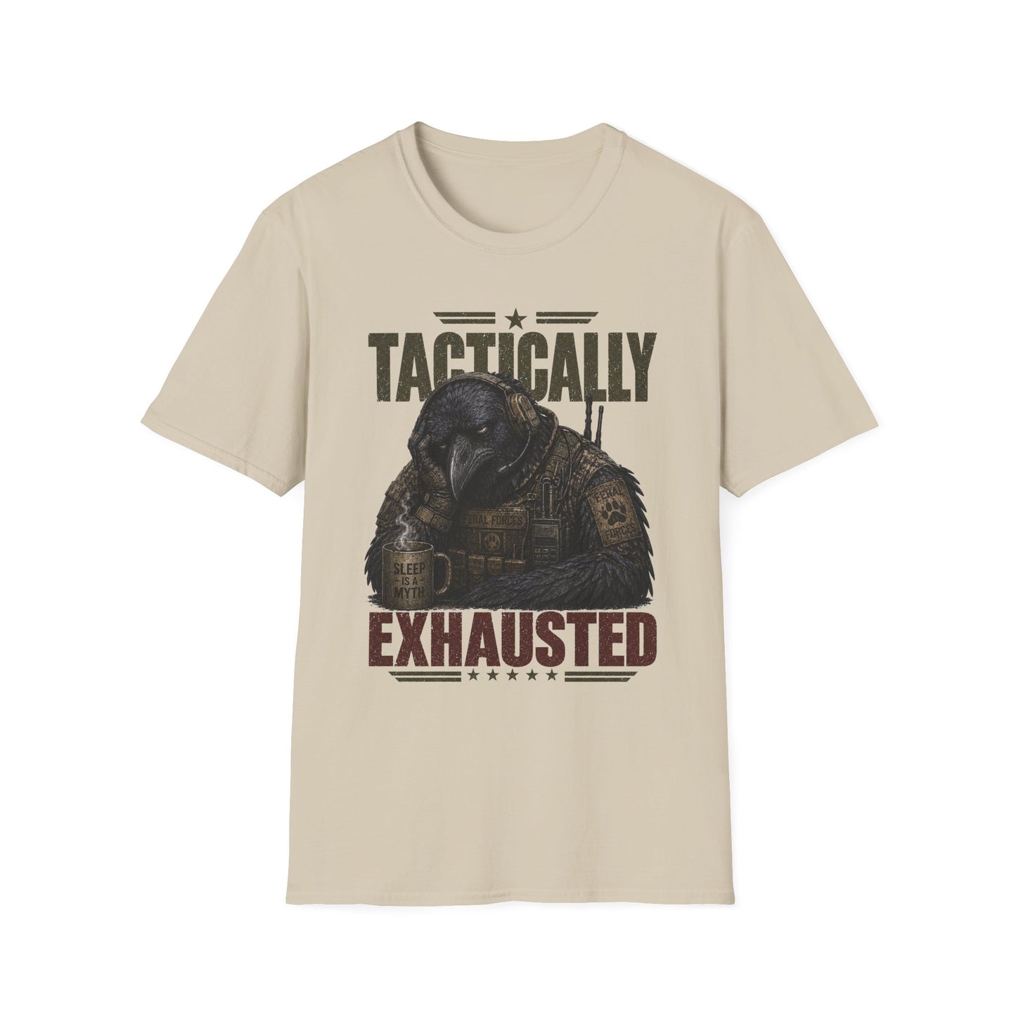 TACTICALLY EXHAUSTED TEE