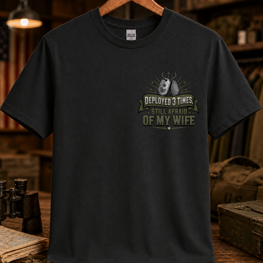 DEPLOYED 3 TIMES TEE