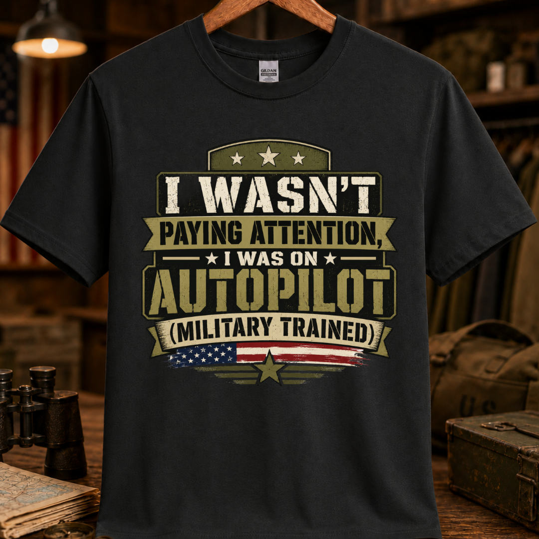 I WAS ON AUTOPILOT TEE