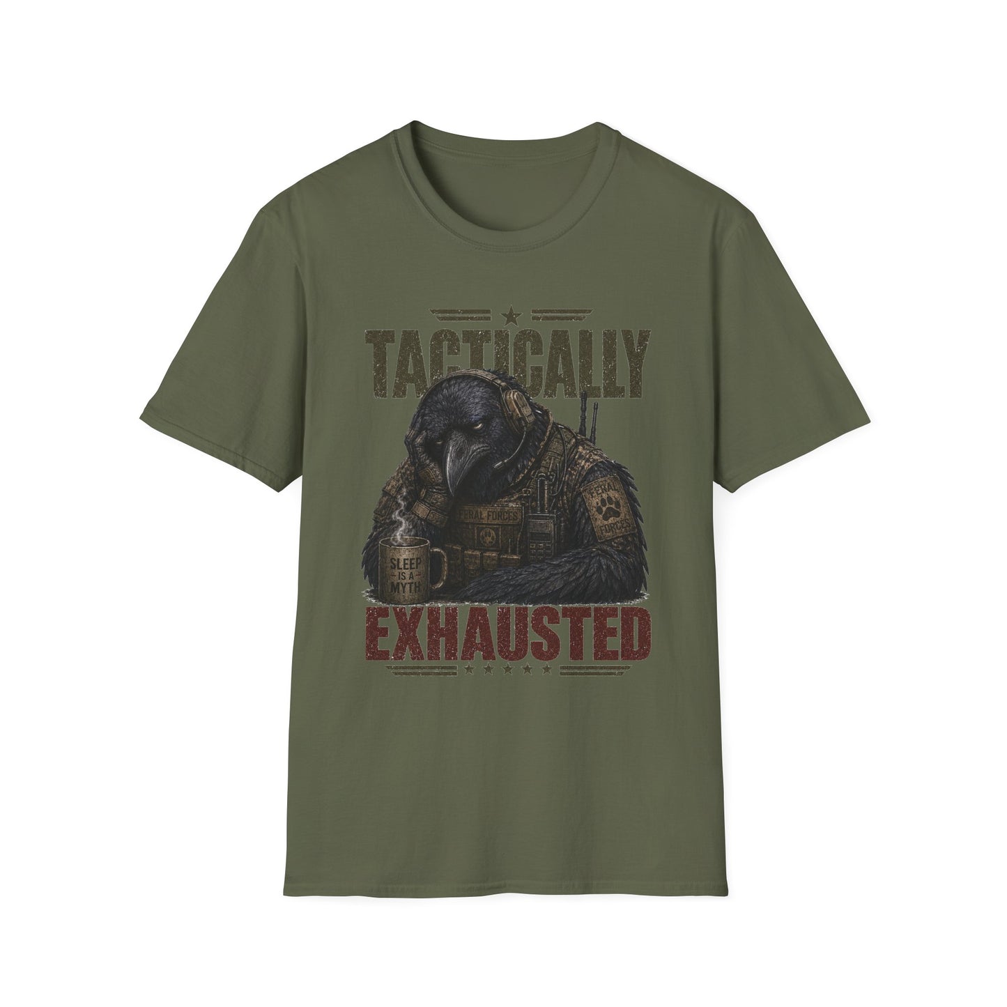 TACTICALLY EXHAUSTED TEE