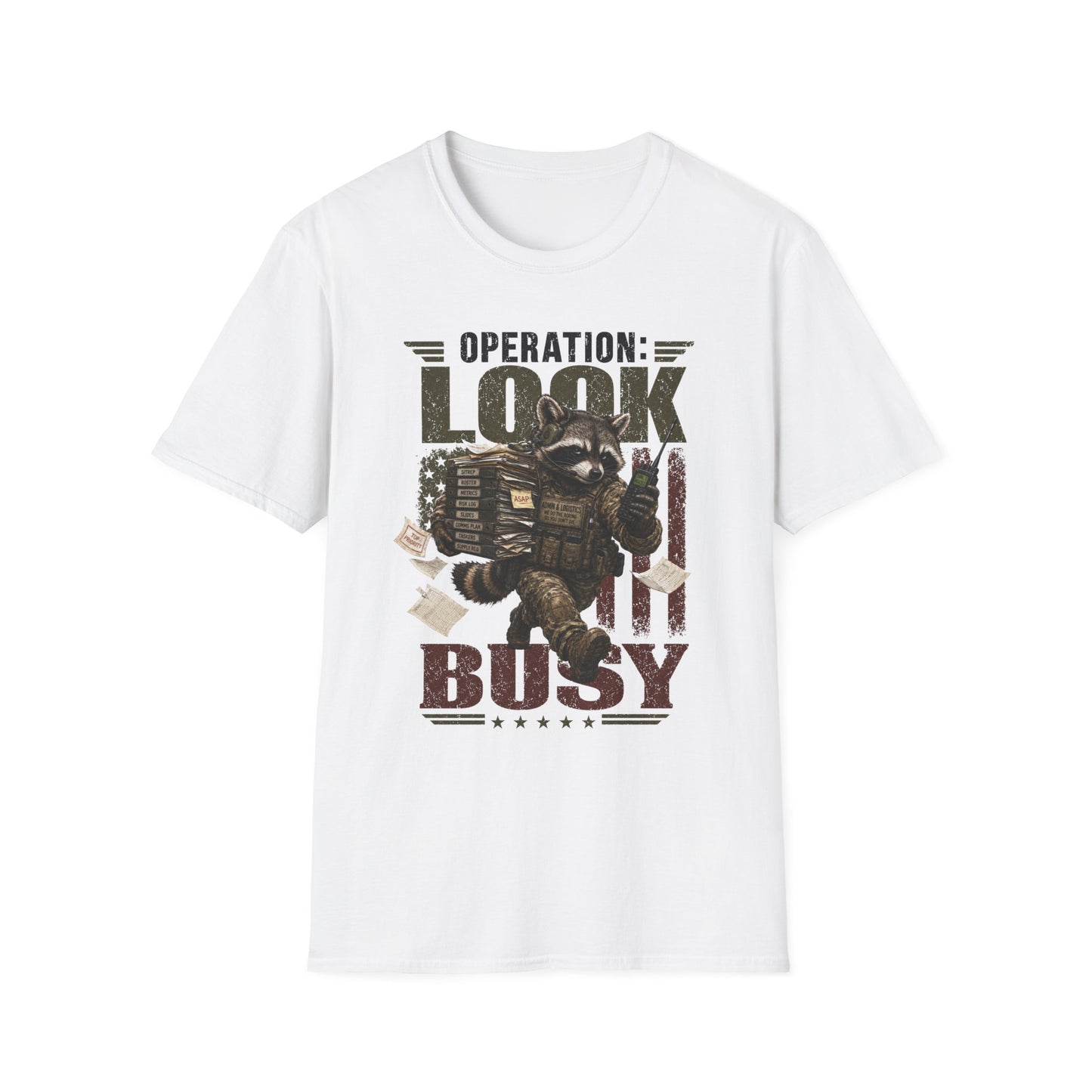LOOK BUSY TEE
