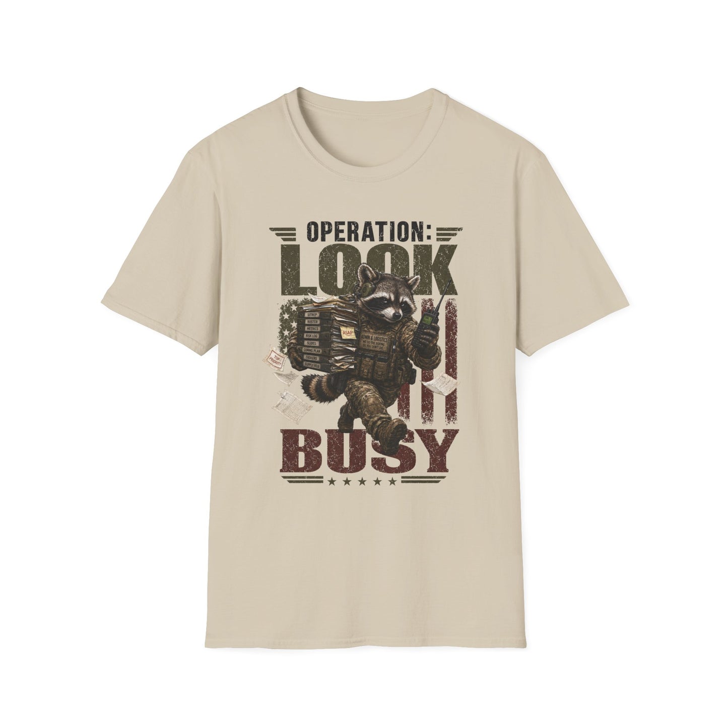LOOK BUSY TEE